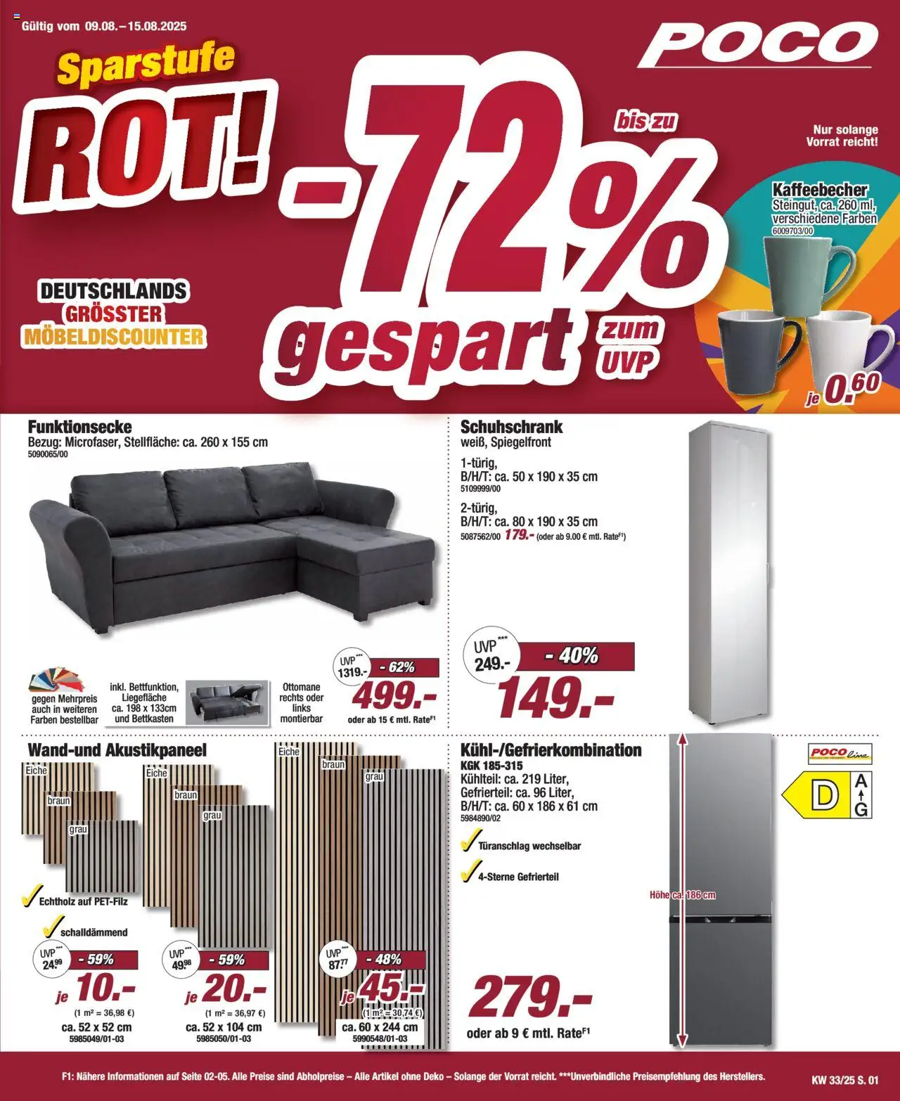 Poco Prospekt (vom 09.08.2025 - 15.08.2025)