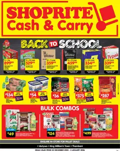 Preview of Shoprite flyer valid from 22/12/2025