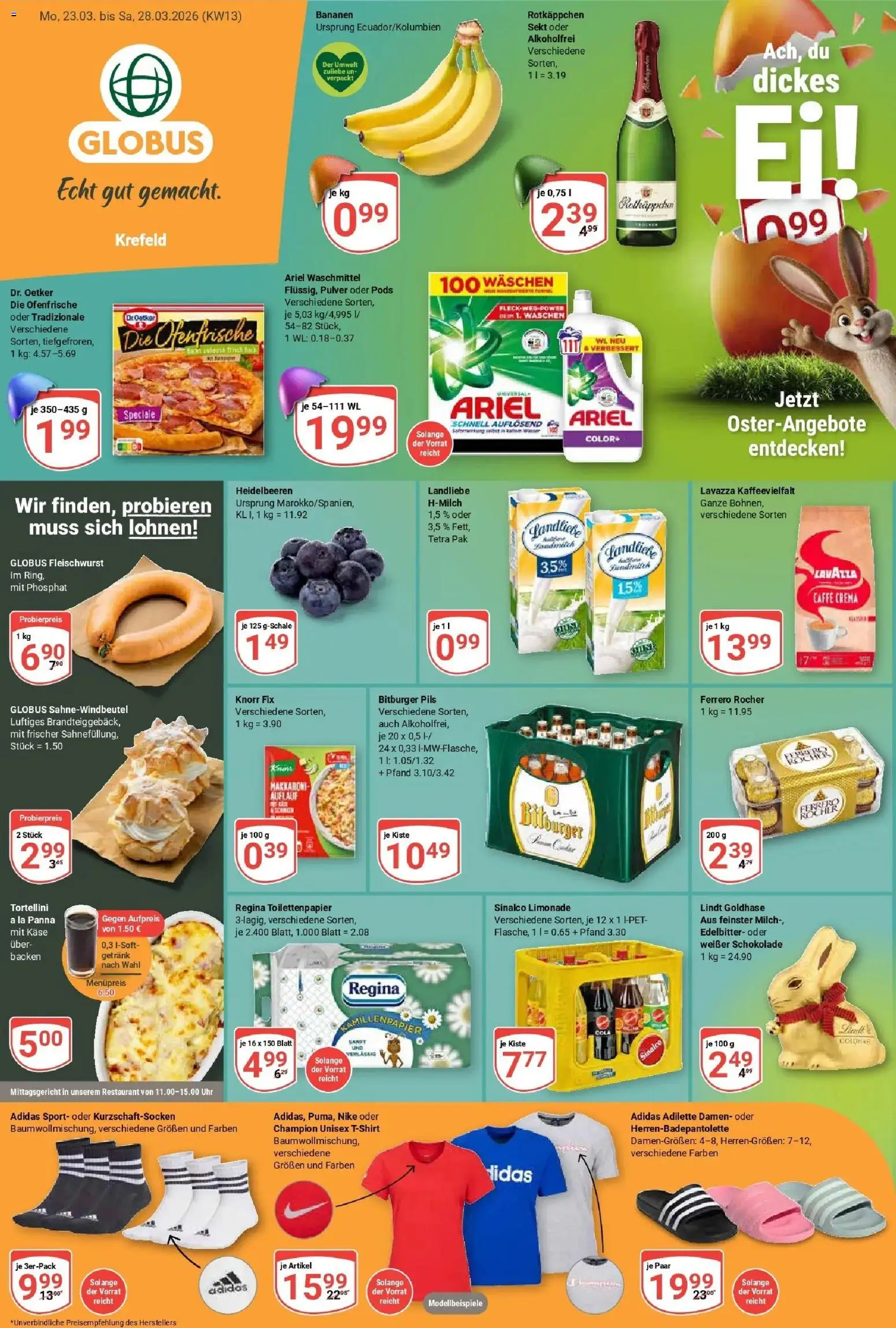Vorschau von dem Prospekt des Geschäftes Globus, gültig ab dem 23.03.2026