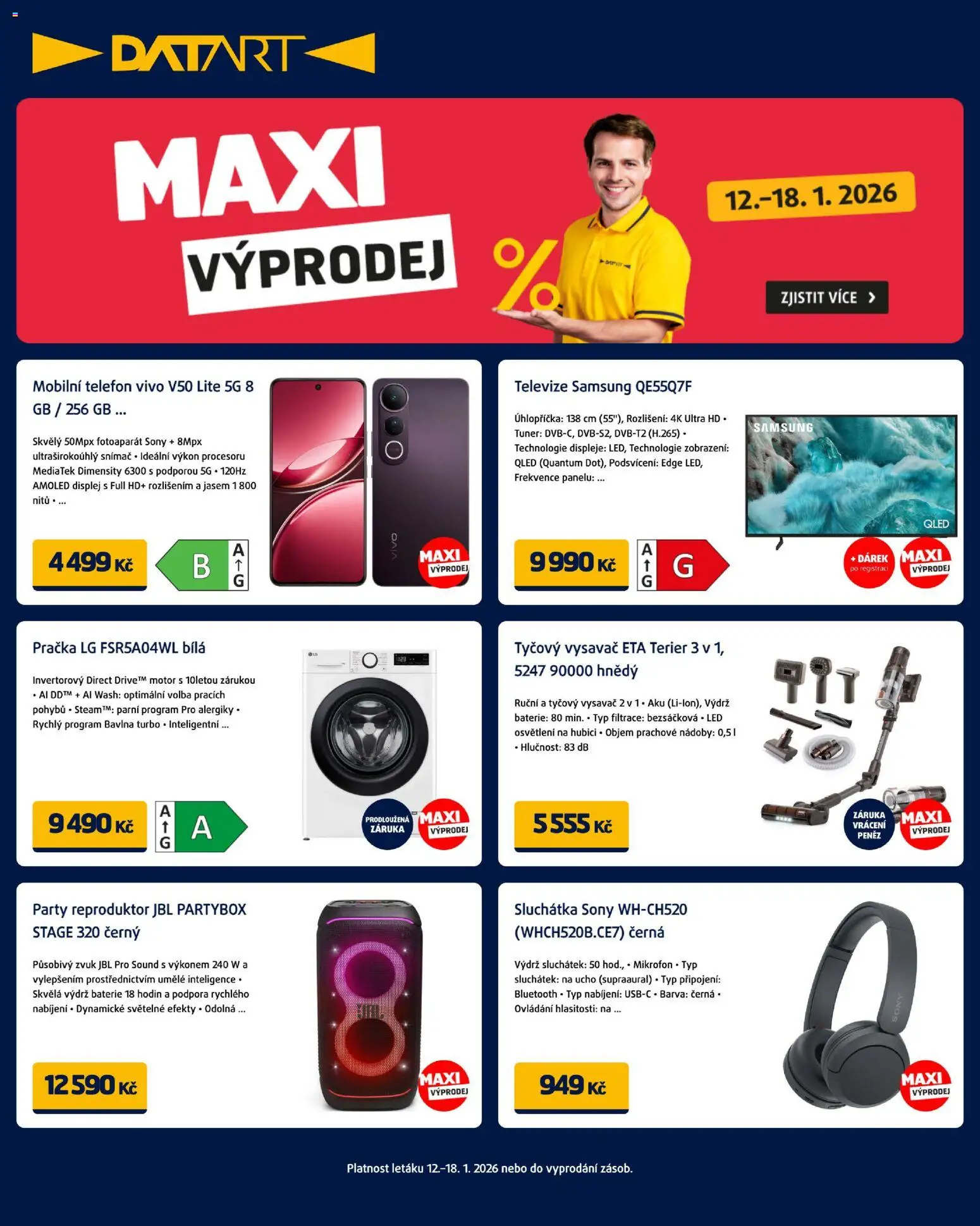 Náhled nabídky: Datart Leták platný od 12.01.2026