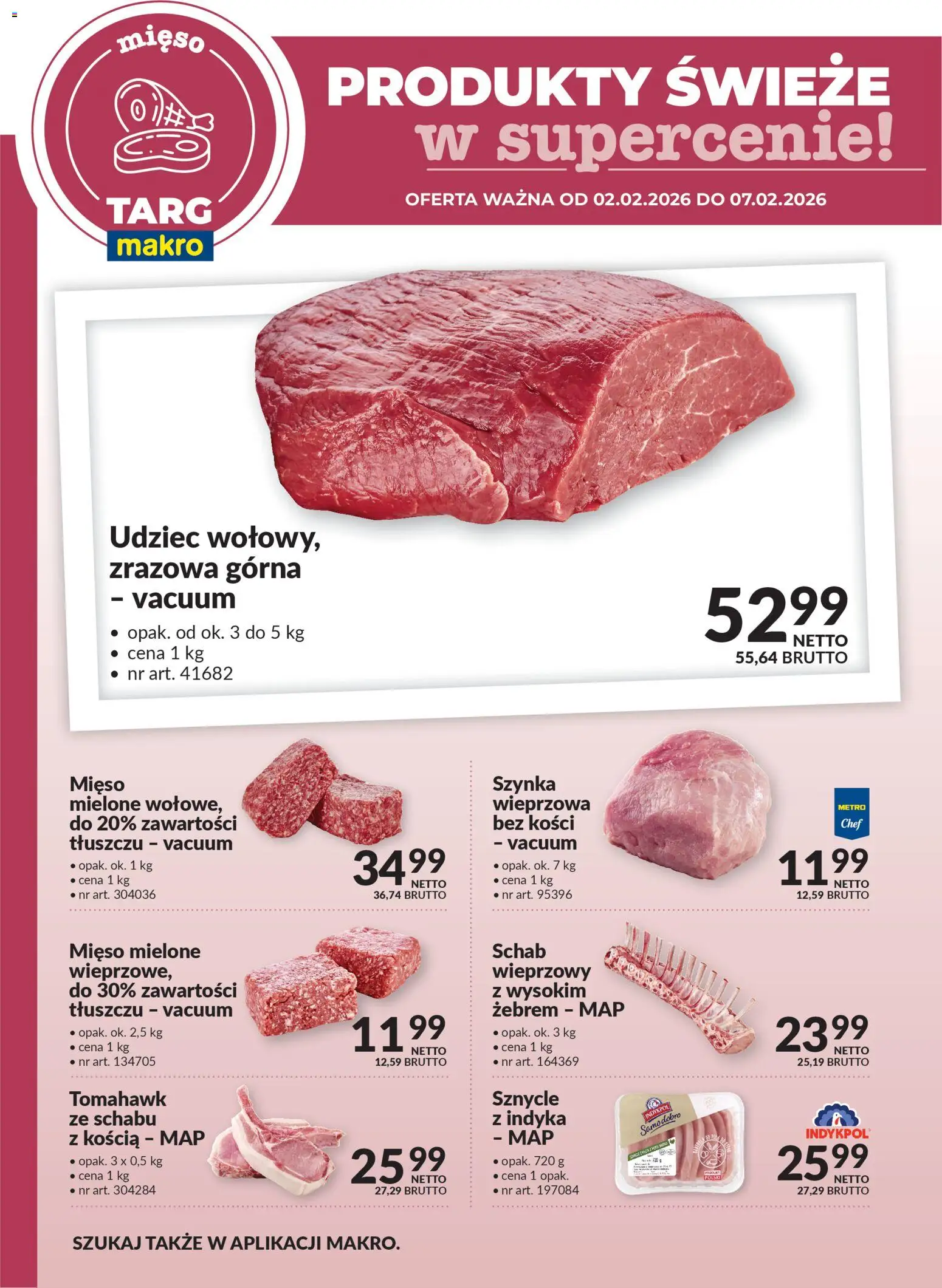 Pogląd gazetki "Produkty świeże w supercenie" ze sklepu Makro ważnej od 02.02.2026