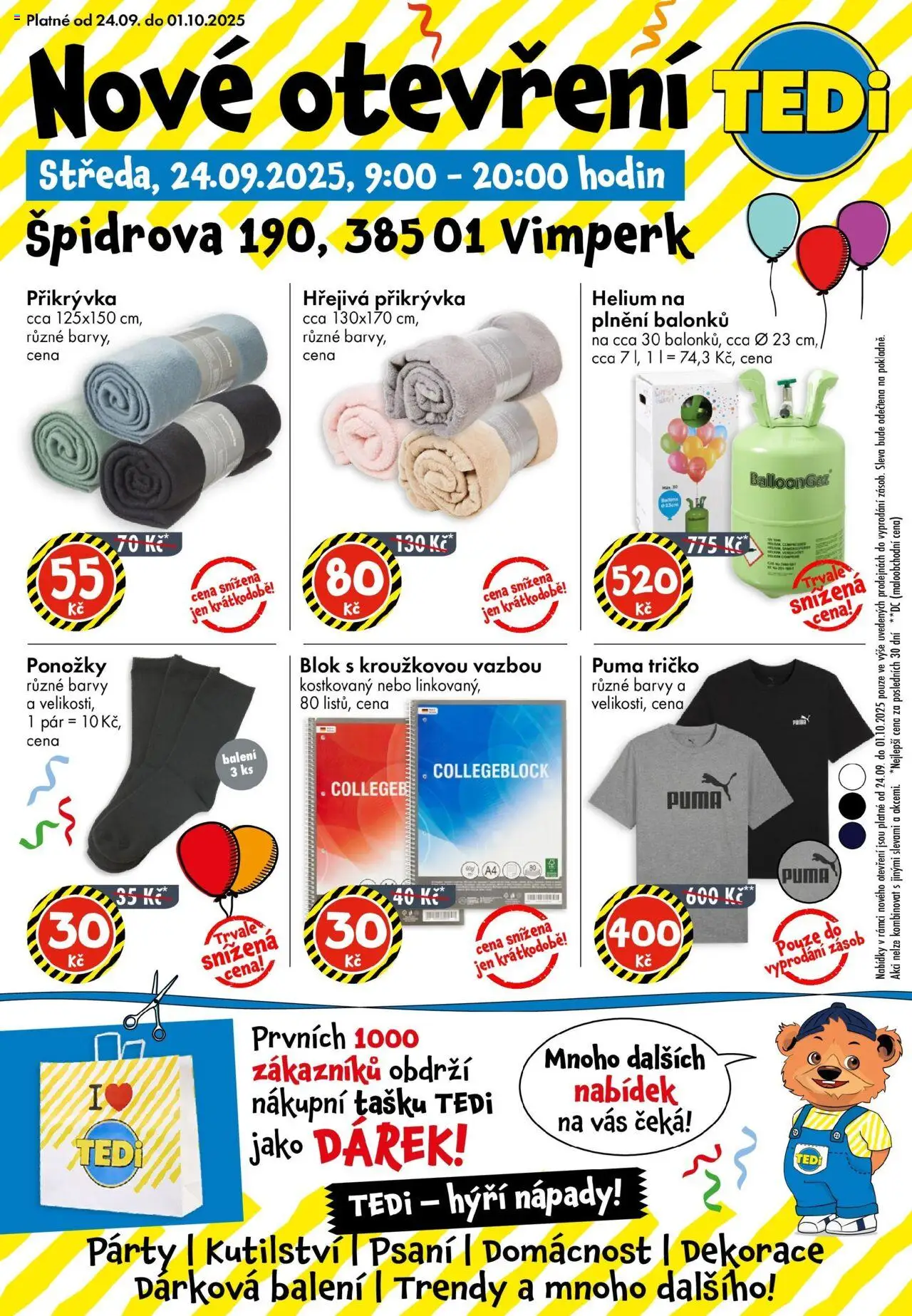  TEDi Leták - Vimperk (24.09.2025 - 01.10.2025)