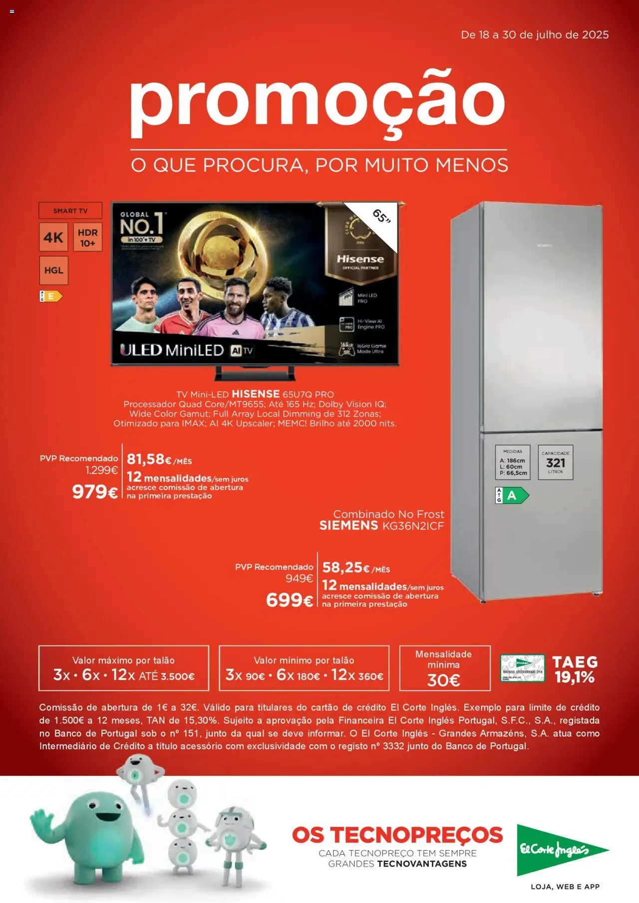 El Corte Ingles Folheto de 18/07/2025 - catálogo esta semana - página 1 - Banco