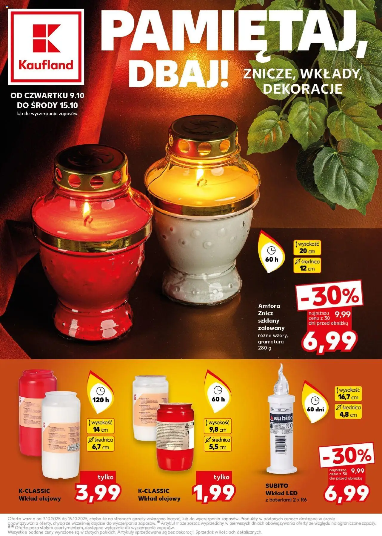KAUFLAND gazetka promocyjna 09.10.2025 - Promocje - Numer strony 1