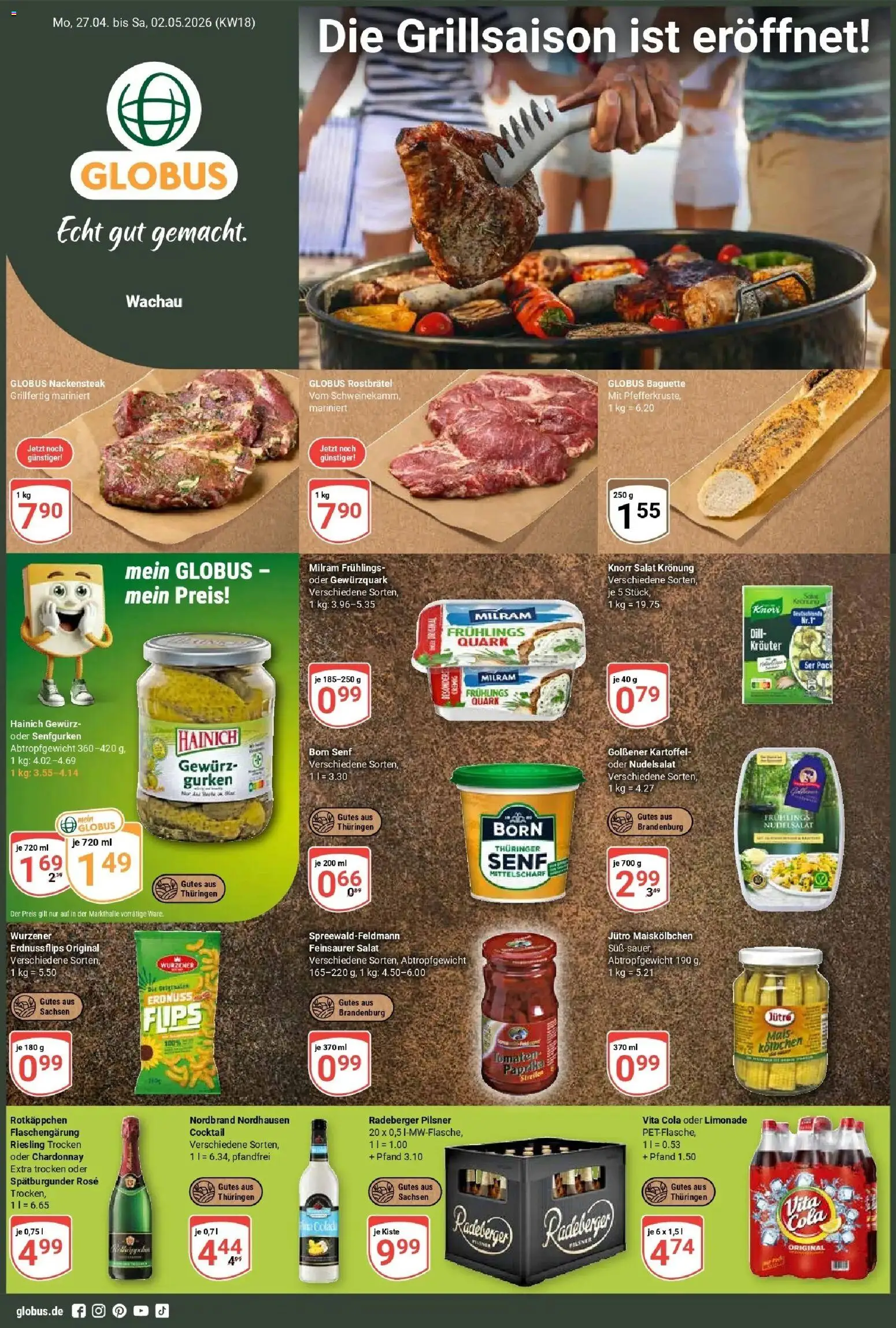 Vorschau von dem Prospekt des Geschäftes Globus, gültig ab dem 27.04.2026