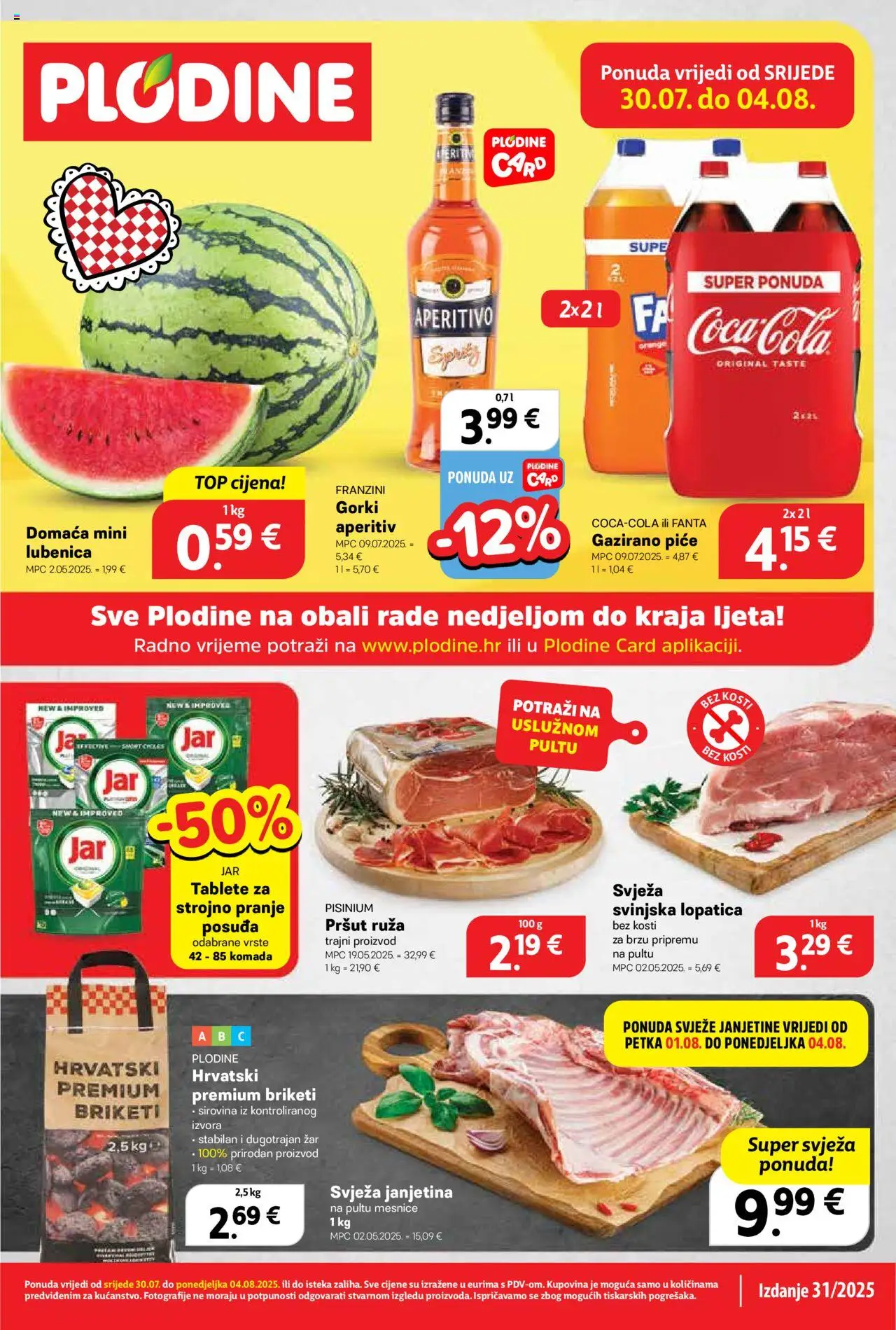 Plodine aktualni Katalog vrijedi od 30.07.2025 - tjedna akcija broj stranice 1