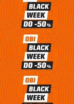 Pogląd gazetki "Black Friday" ze sklepu OBI ważnej od 24.11.2025