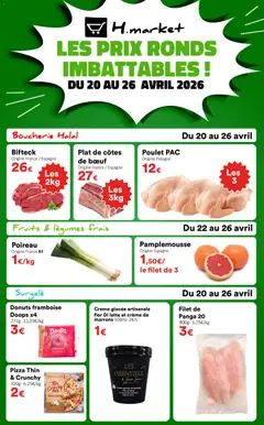 Prévisualisation de Hmarket catalogue du magasin Hmarket formulaire valide 20/04/2026