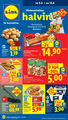 Kaupan Lidl Lidl tarjoukset esikatselu, voimassa 09/04/2026