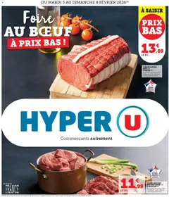 Prévisualisation de Foire au boeuf du magasin Hyper U formulaire valide 03/02/2026
