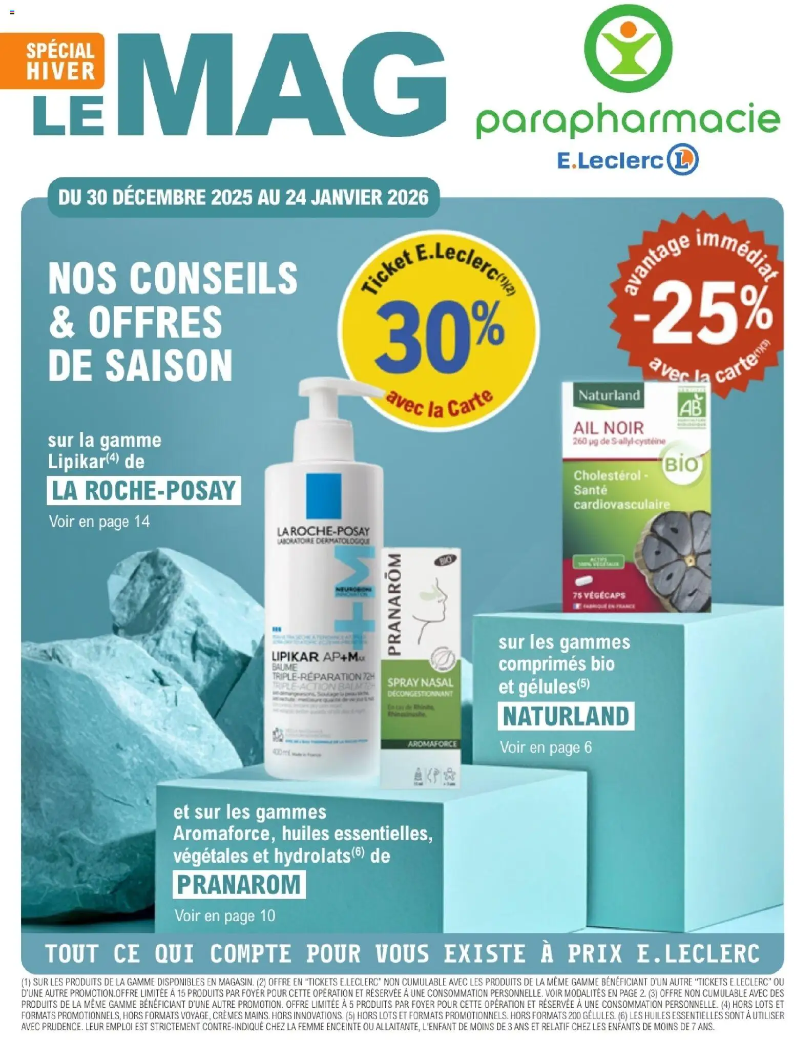 Prévisualisation de Parapharmacie du magasin E.Leclerc formulaire valide 30/12/2025