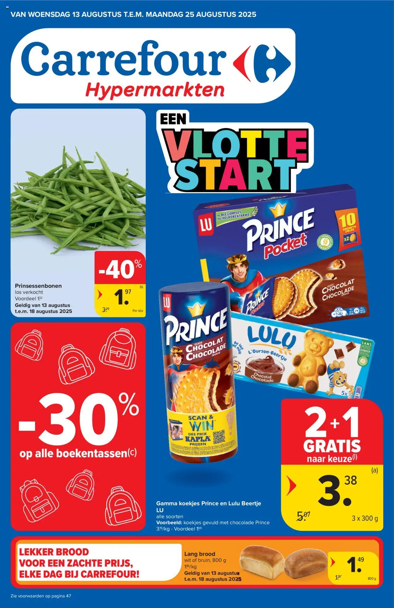 Carrefour shop Folder week 33 geldig vanaf 13/08/2025 - Paginanummer 1
