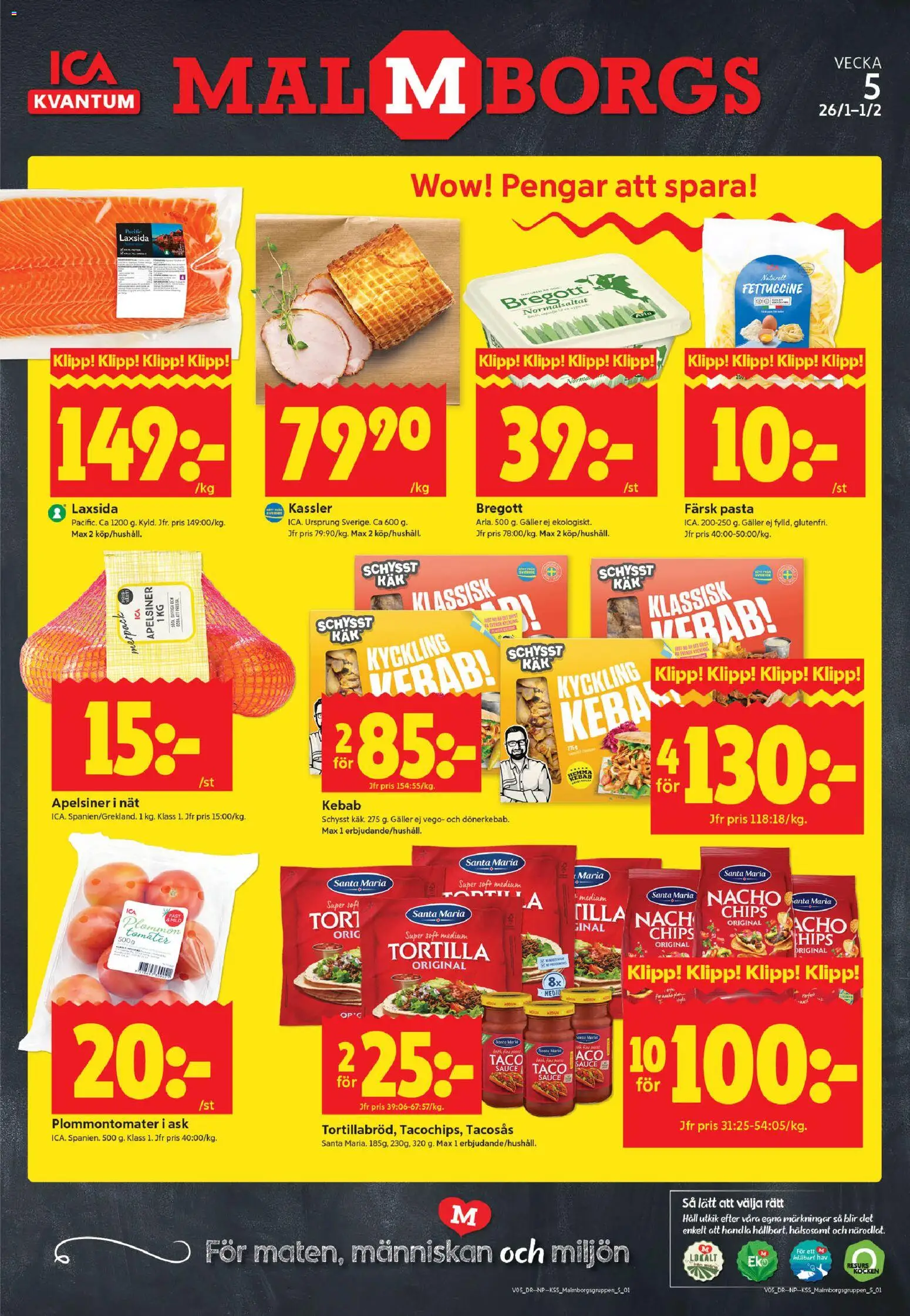 Förhandsgranska reklamblad Malmö från butik ICA Kvantum gäller från 26/01/2026