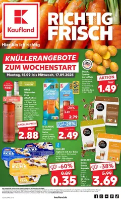 Vorschau von dem Prospekt des Geschäftes Kaufland, gültig ab dem 14.09.2025