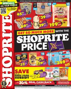 Preview of Shoprite flyer valid from 20/10/2025