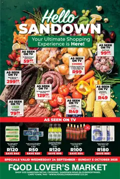 Preview of Food Lover's Market flyer valid from 24/09/2025