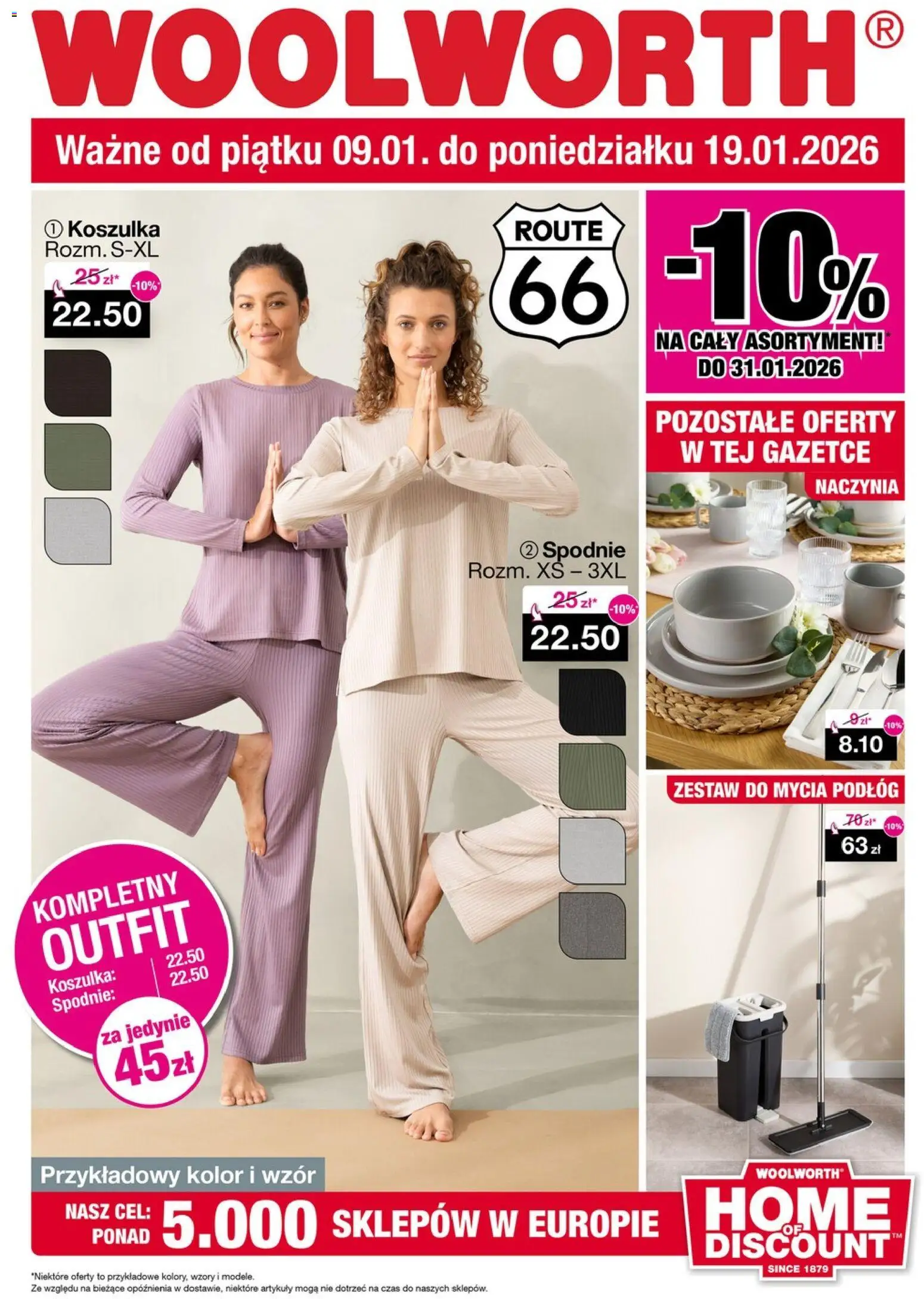 Pogląd gazetki "Gazetka" ze sklepu Woolworth ważnej od 09.01.2026 - Spodnie, Naczynia