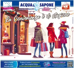 Anteprima dell'opuscolo Volantino Sicilia dal negozio Acqua e Sapone valido da 12/01/2026