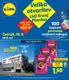 Predogled kataloga iz trgovine Lidl veljaven od 18.09.2025