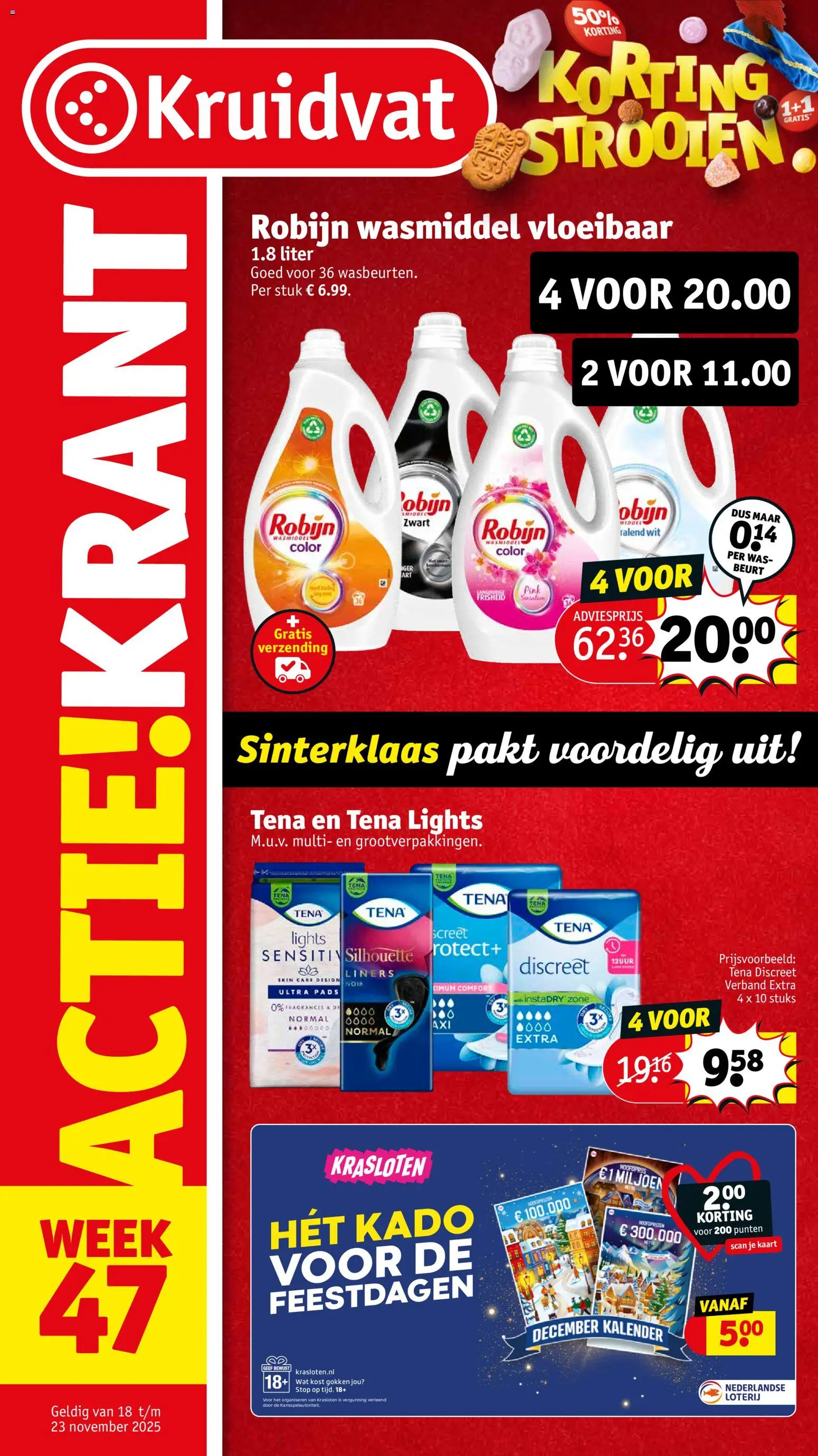 Voorbeeld van Folder week 47 van winkel Kruidvat geldig vanaf 18-11-2025
