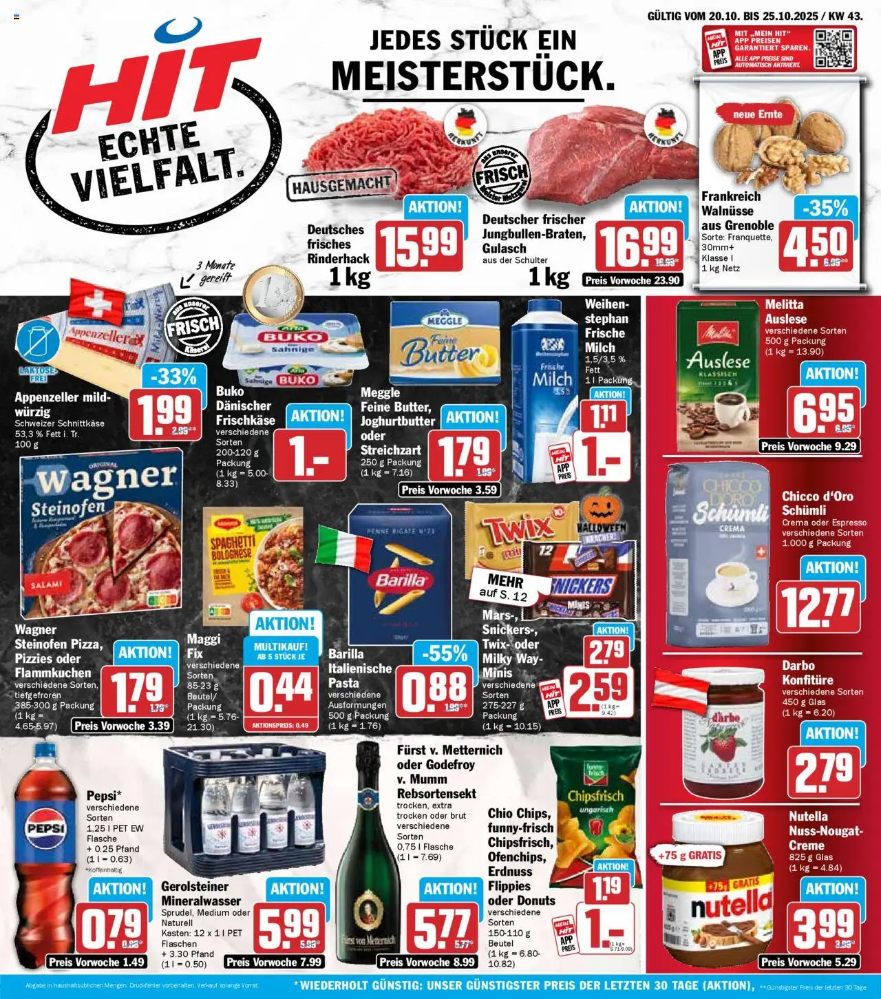 HIT Prospekt ab 20.10.2025 nächste Woche > Hessen