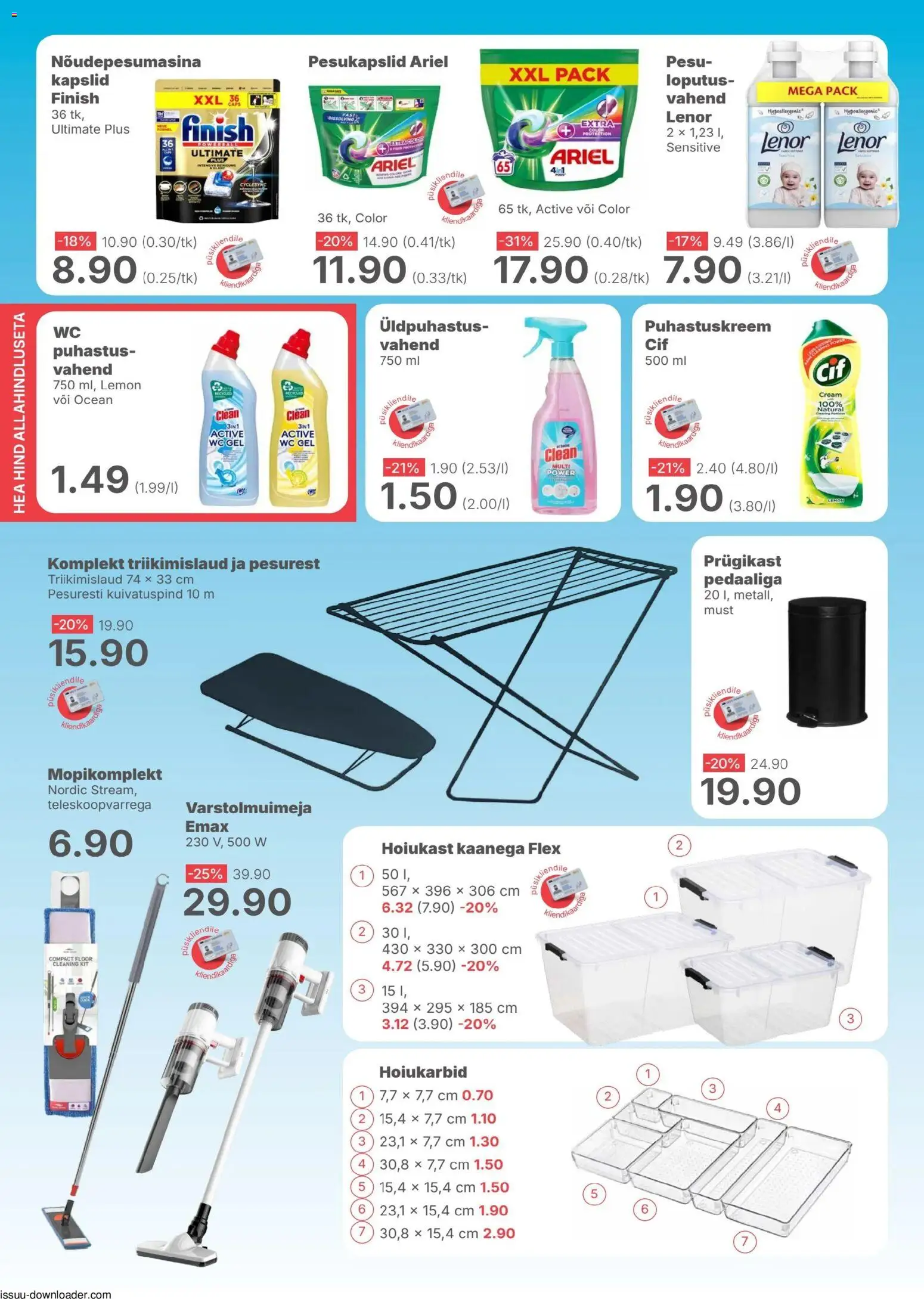 Magaziin kliendilehe eelvaade alates 2026.01.08