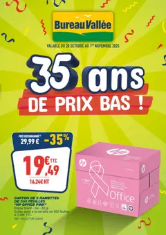 Prévisualisation de Catalogue du magasin Bureau Vallée formulaire valide 20/10/2025
