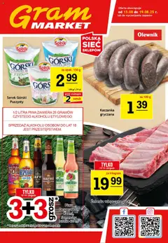 Pogląd gazetki "Gazetka" ze sklepu Gram Market ważnej od 13.08.2025