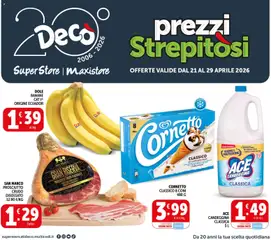 Anteprima dell'opuscolo Decò volantino MaxiStore Campania dal negozio Decò valido da 21/04/2026
