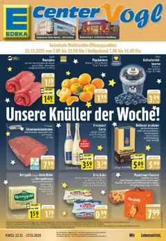 Vorschau von dem Prospekt des Geschäftes Edeka, gültig ab dem 22.12.2025