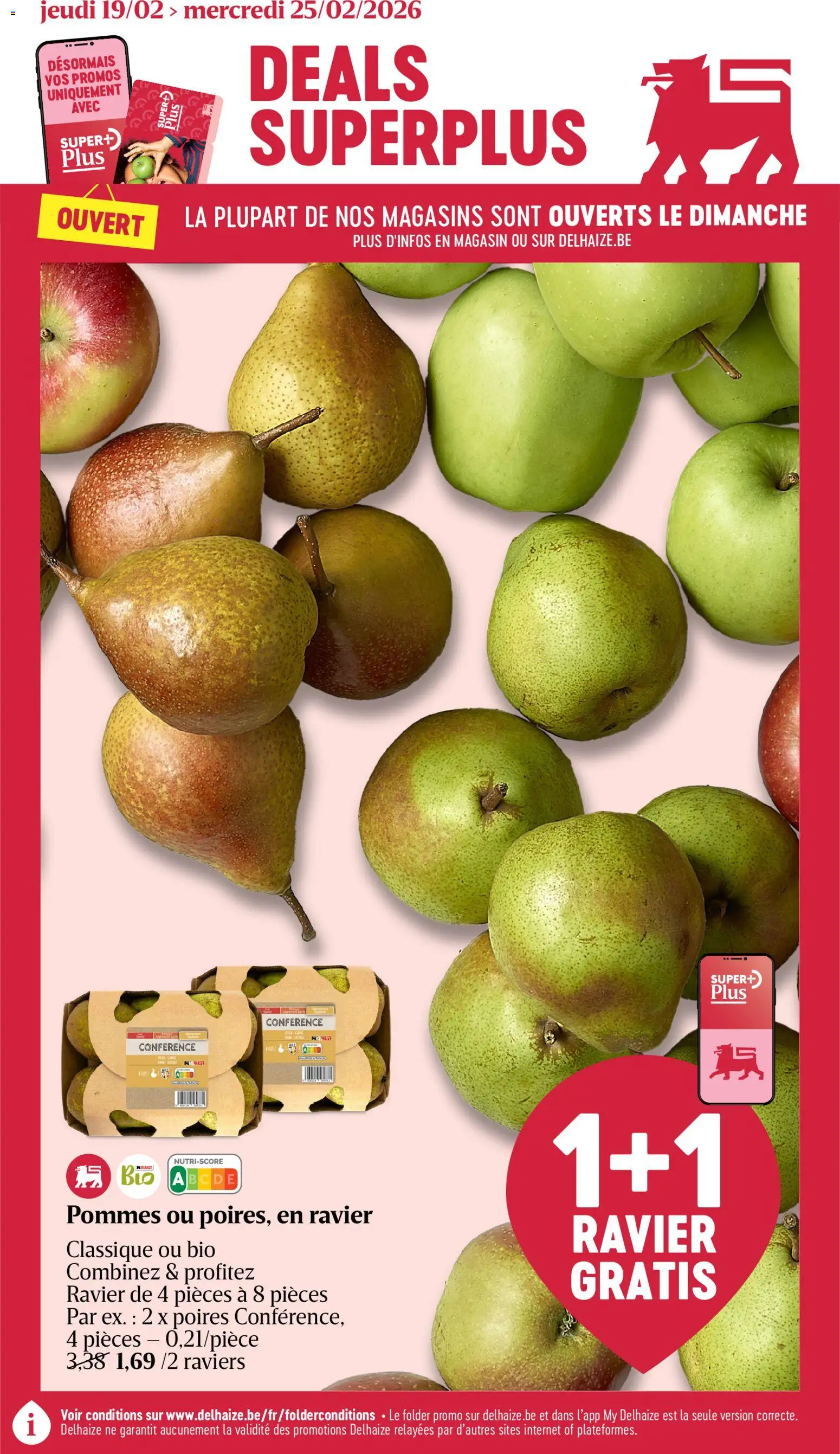 Voorbeeld van Folder de la semaine 8 van winkel Delhaize geldig vanaf 19/02/2026