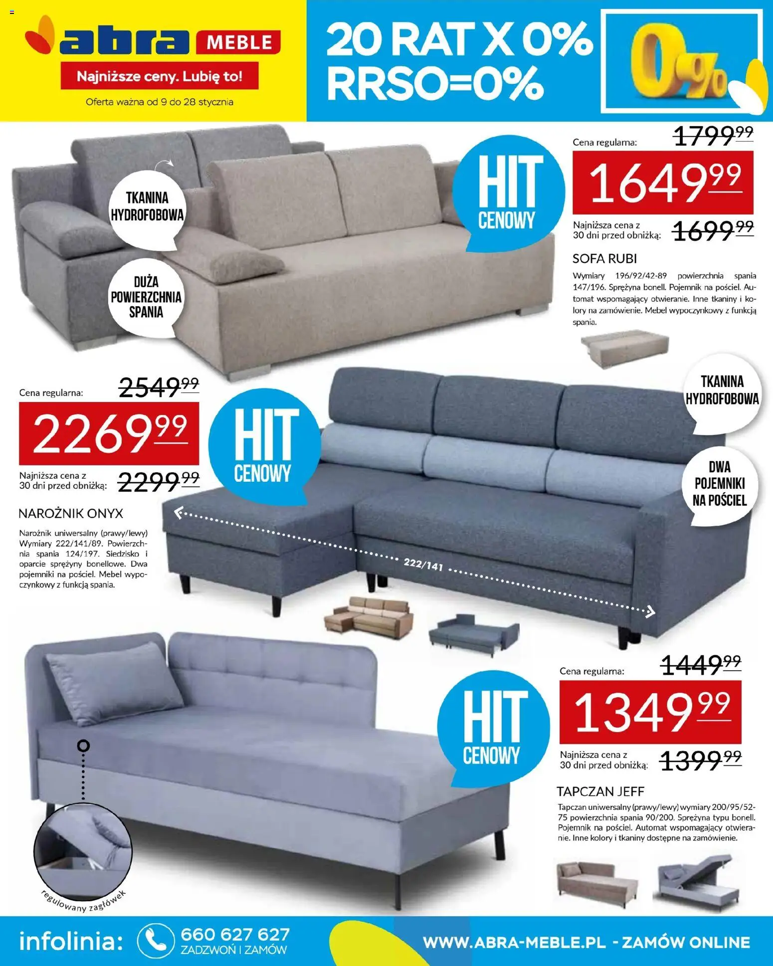 Pogląd gazetki "Gazetka" ze sklepu Abra meble ważnej od 09.01.2026