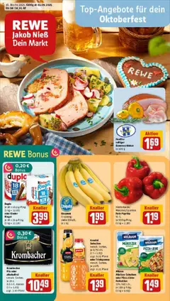 Vorschau von dem Prospekt des Geschäftes Rewe, gültig ab dem 14.09.2025