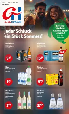 Vorschau von dem Prospekt des Geschäftes Getränke Hoffmann, gültig ab dem 18.08.2025