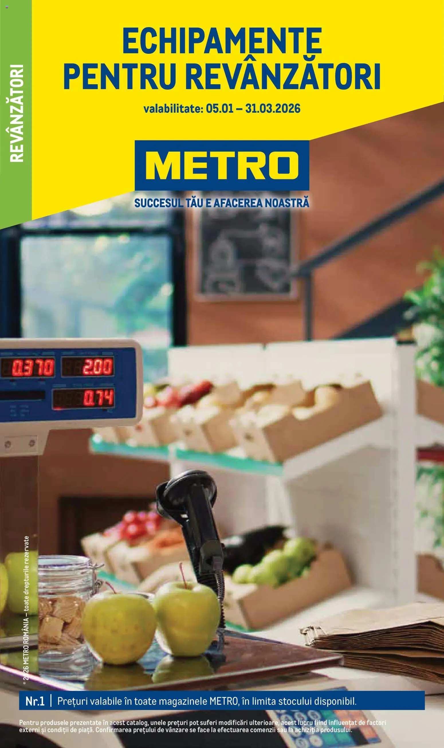 Previzualizarea de cataloage: Metro Catalog - Cu echipamente pentru magazinul tau valabil de la 05.01.2026
