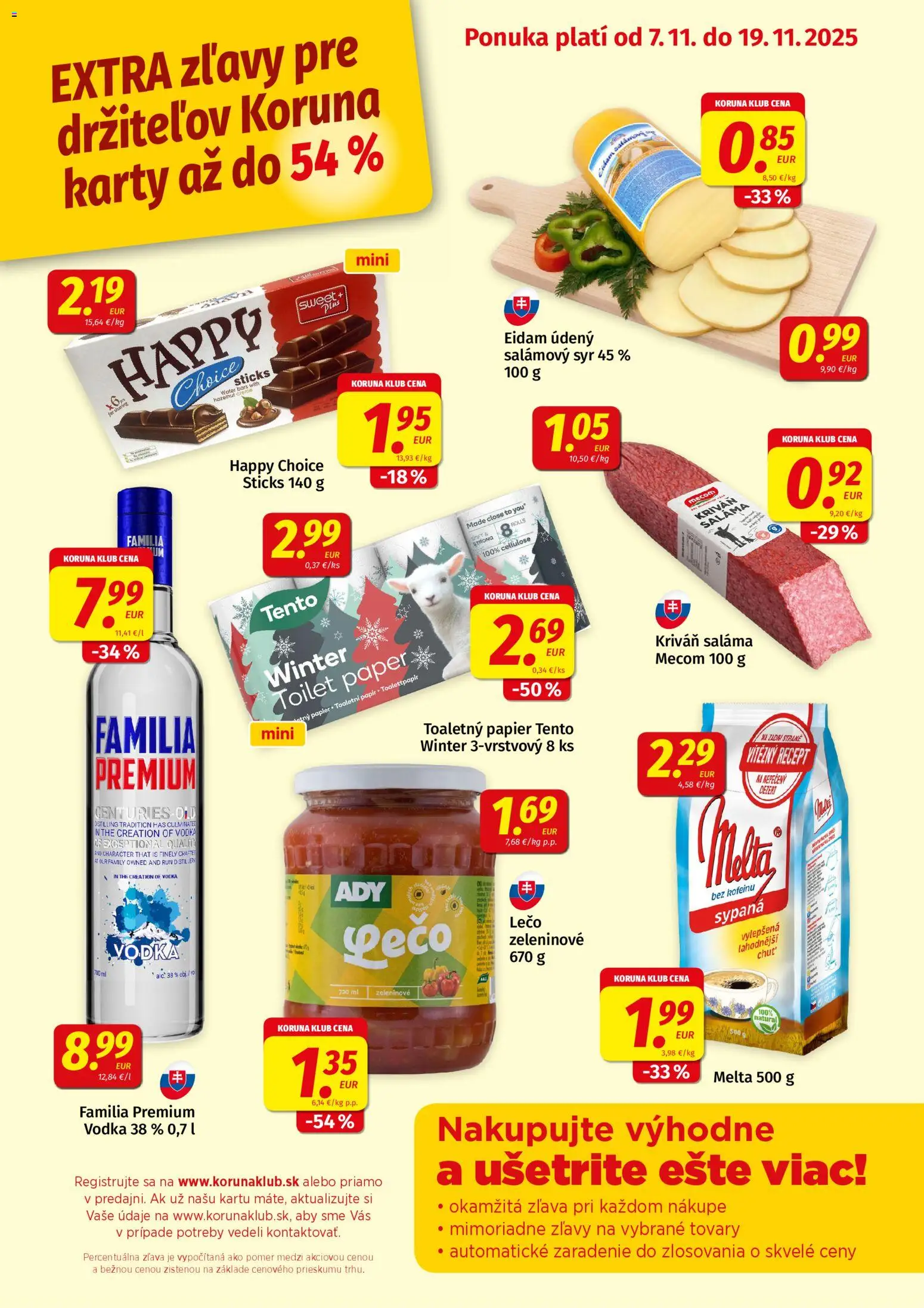 Náhľad Koruna letáku platného od 07.11.2025