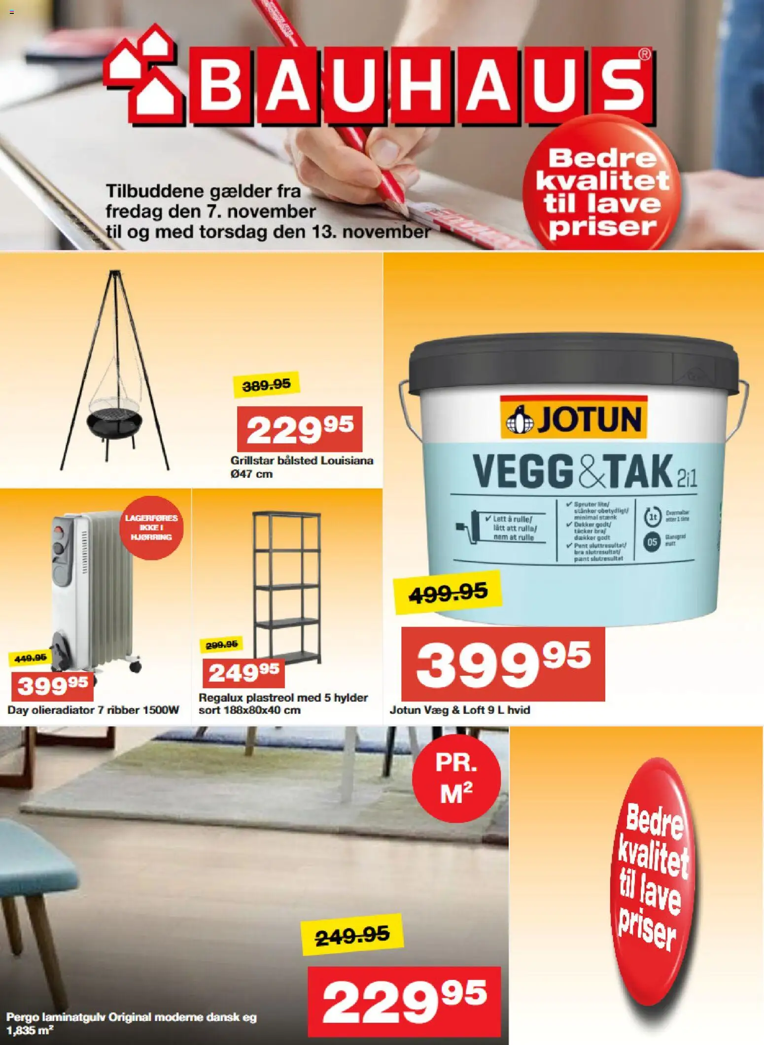 Eksempel på tilbudsavis Tilbudsavis fra butik Bauhaus gyldig fra 07/11/2025