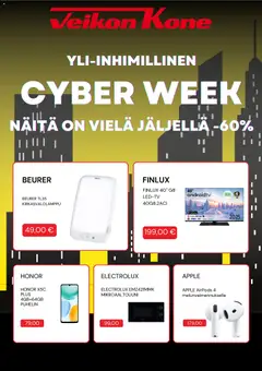 Kaupan Veikon Kone Cyber Monday esikatselu, voimassa 01/12/2025