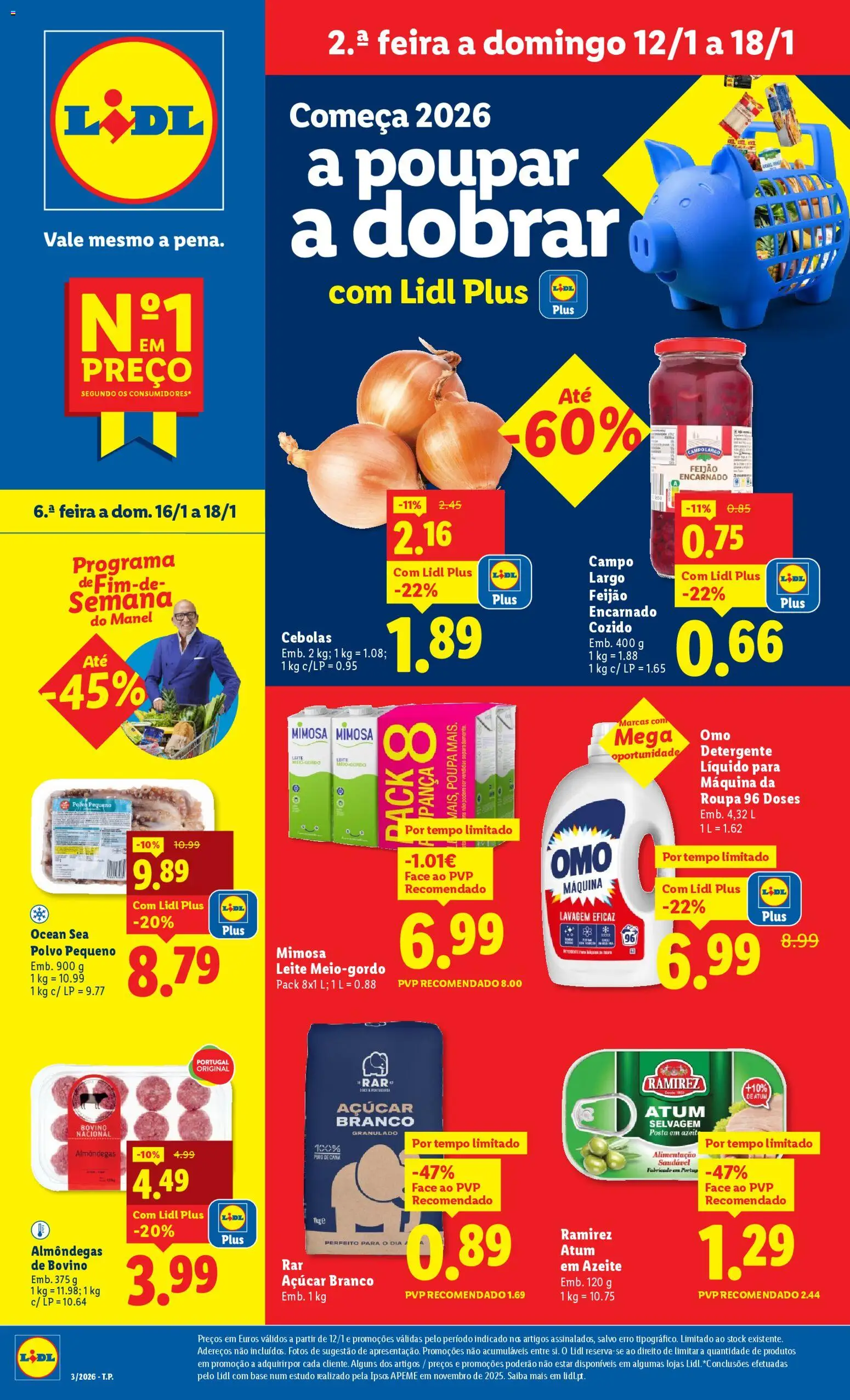 Pré-visualização do folheto da loja Lidl válida a partir de 12/01/2026