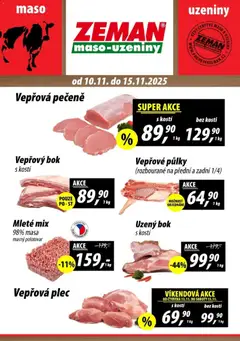 Náhled nabídky: Prodejny Zeman Leták - Dačice platný od 10.11.2025