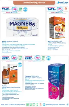 Gyöngy Patikák - Akciós újság Gyöngy Patikák megtekintése, amely érvényes 2025.11.01.-től | Oldal: 19