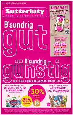 Vorschau der Angebote: Sutterlüty Sutterlüty Flugblatt gültig ab 19.03.2026