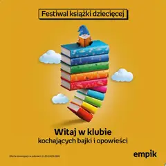 Pogląd gazetki "Empik promocje - Festiwal książki dziecięcej" ze sklepu Empik ważnej od 11.03.2026