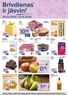 Skatīt Mego akciju bukletu, derīgs no 2026.01.09