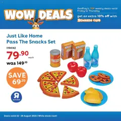Preview of Toys R Us flyer valid from 22/08/2025