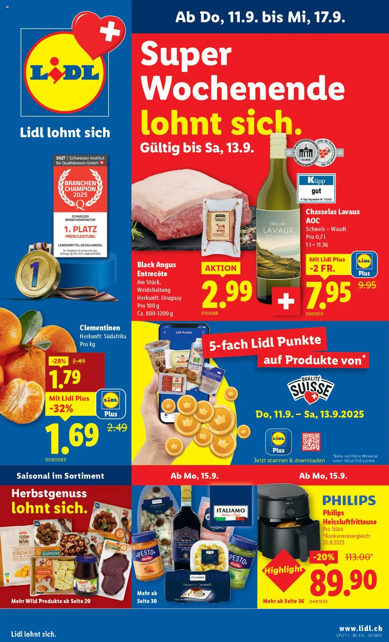 Lidl Aktionen ab 11.09.2025 - Seitennummer 1