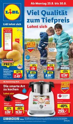 Vorschau von dem Prospekt des Geschäftes Lidl, gültig ab dem 25.08.2025