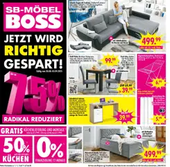 Vorschau von dem Prospekt des Geschäftes SB Möbel Boss, gültig ab dem 30.08.2025