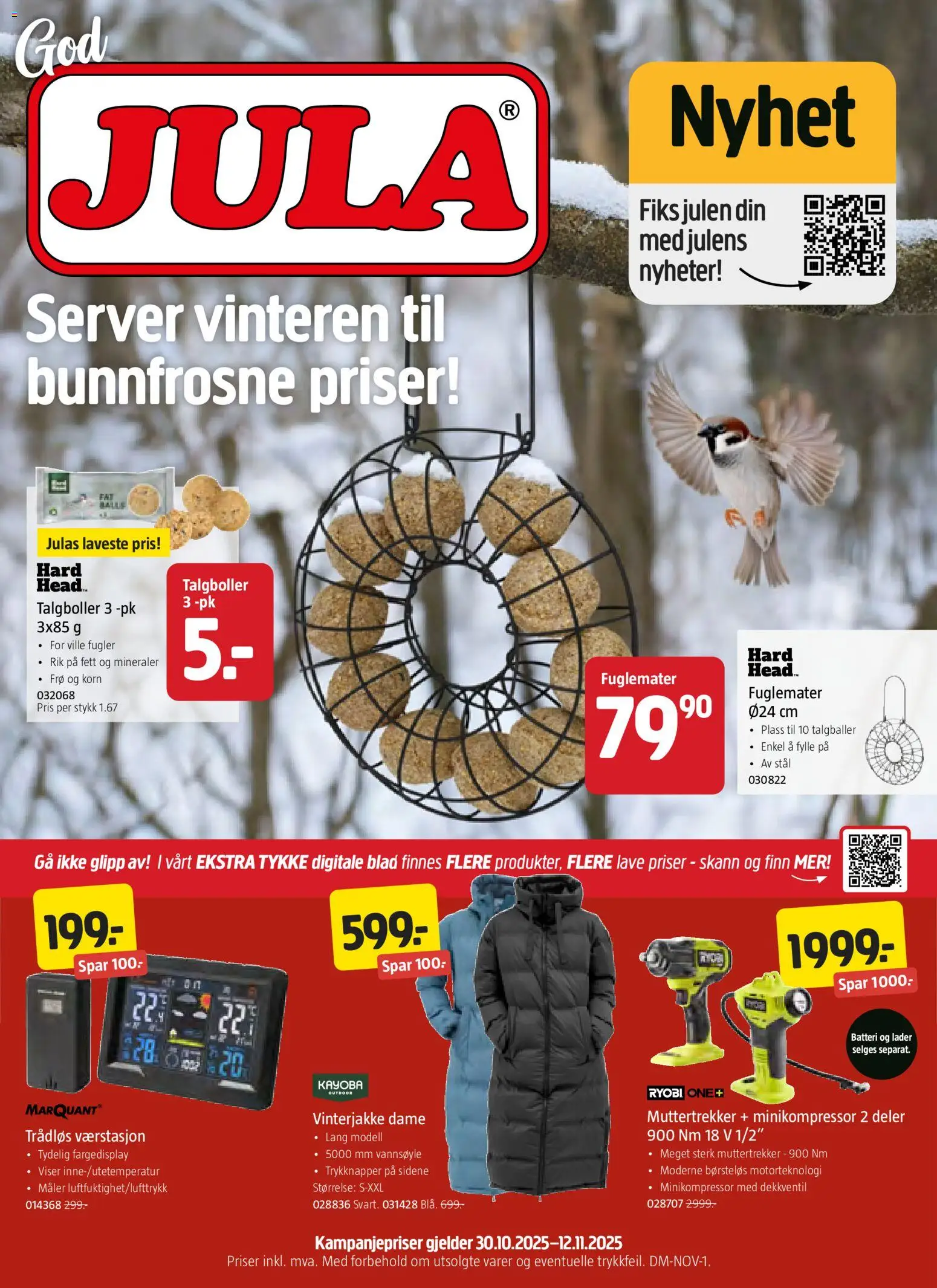Forhåndsvis Kundeavis fra butikk Jula gyldig fra 30/10/2025