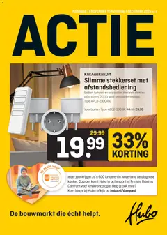 Voorbeeld van Folder van winkel Hubo geldig vanaf 17-11-2025